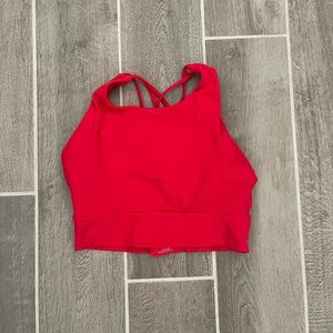BuffBunny Geo Sports Bra - Red